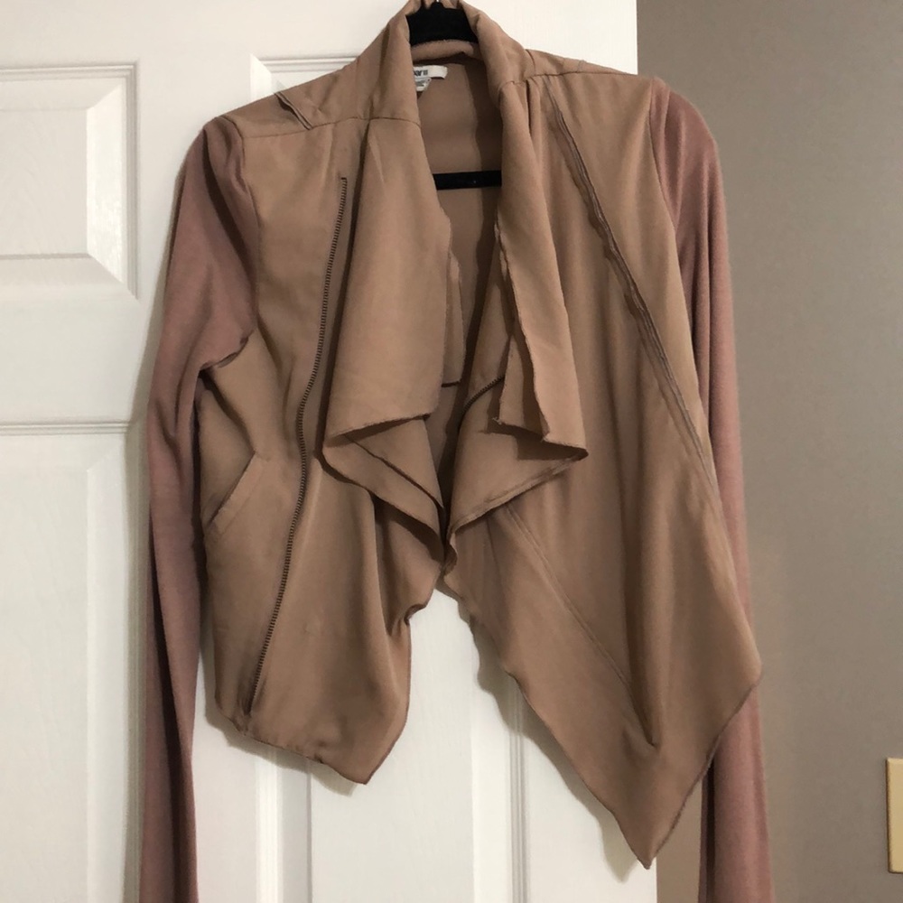 Light pink light jacket